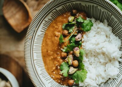 Lentilles corail façon dahl indien d’Alizée